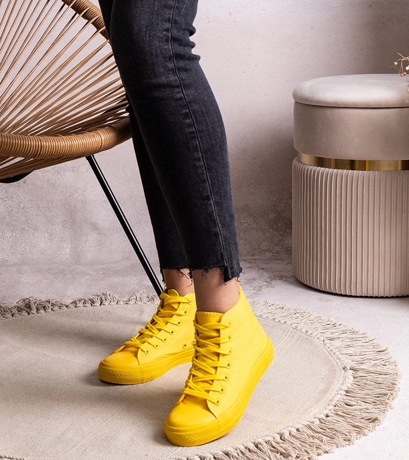 Adidași înalți galbeni Rafife