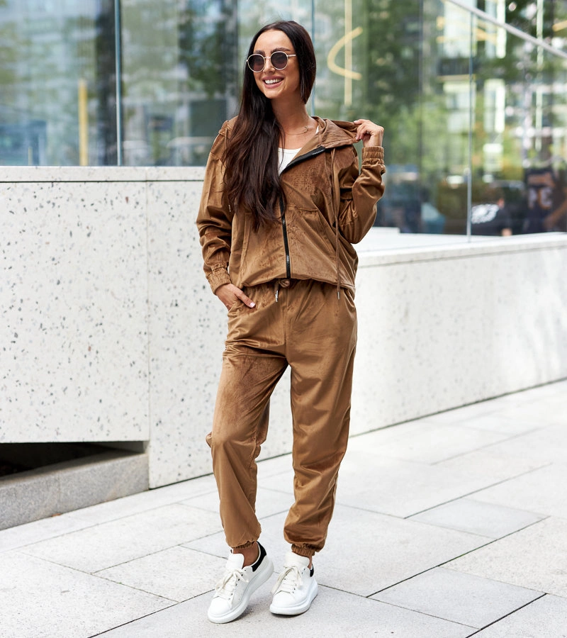 Set trening maro din velur de Miguel