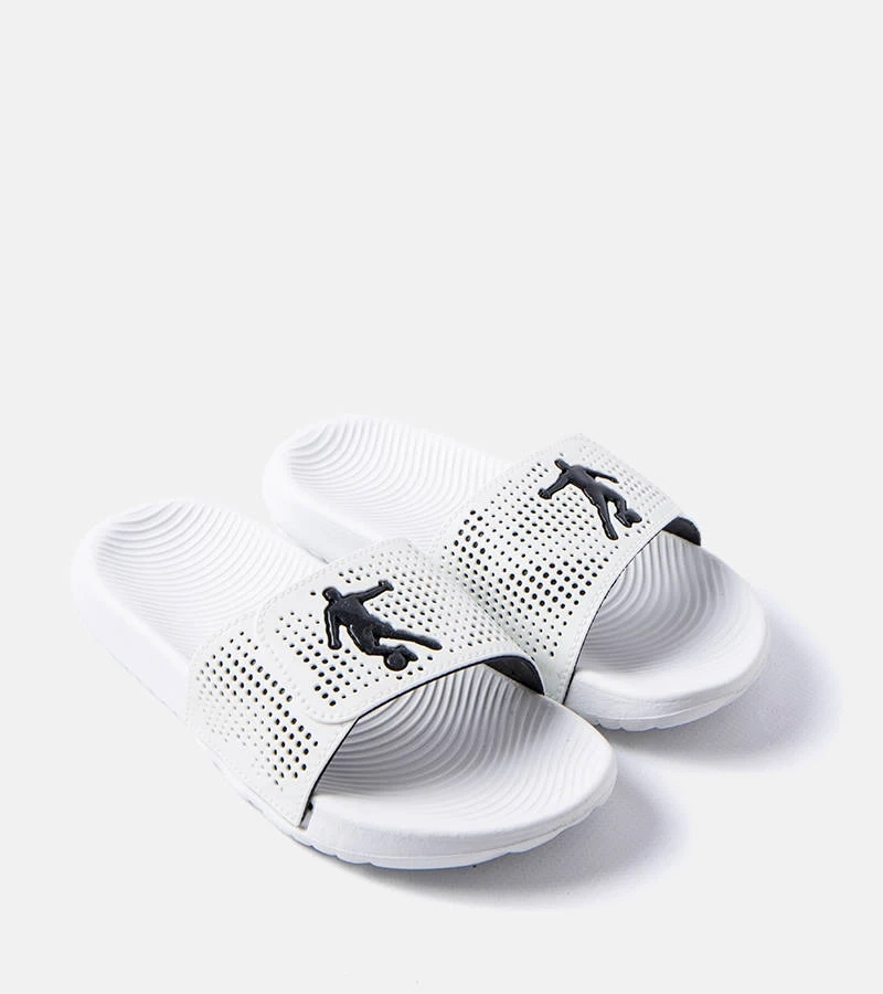 Șlapi de cauciuc albi Athens