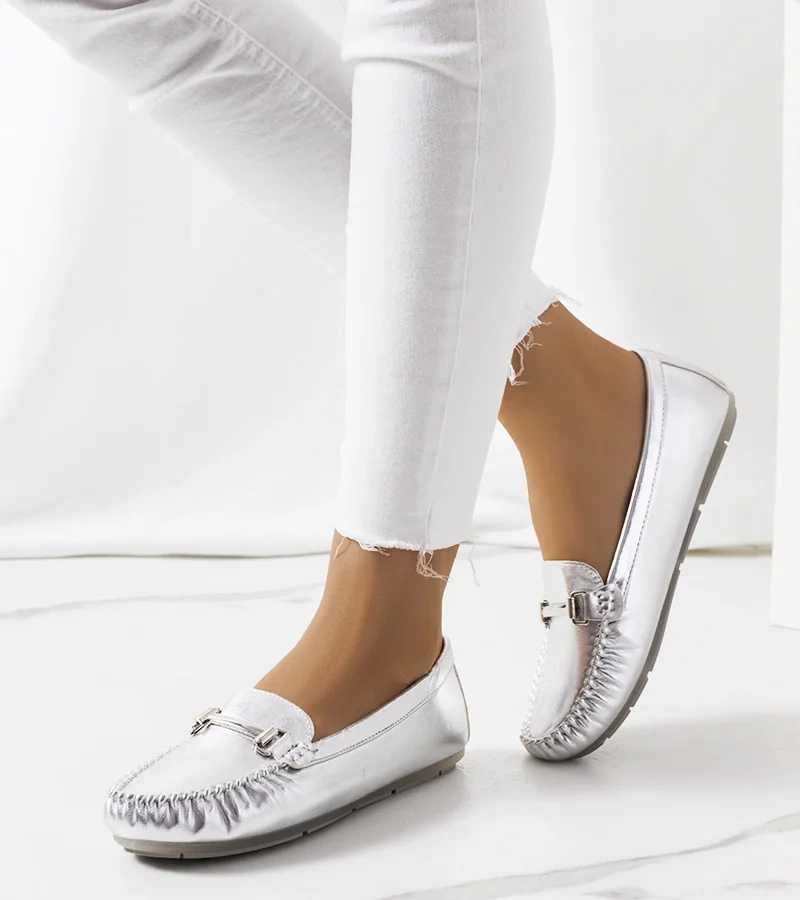 Mocasini argintii Maolo