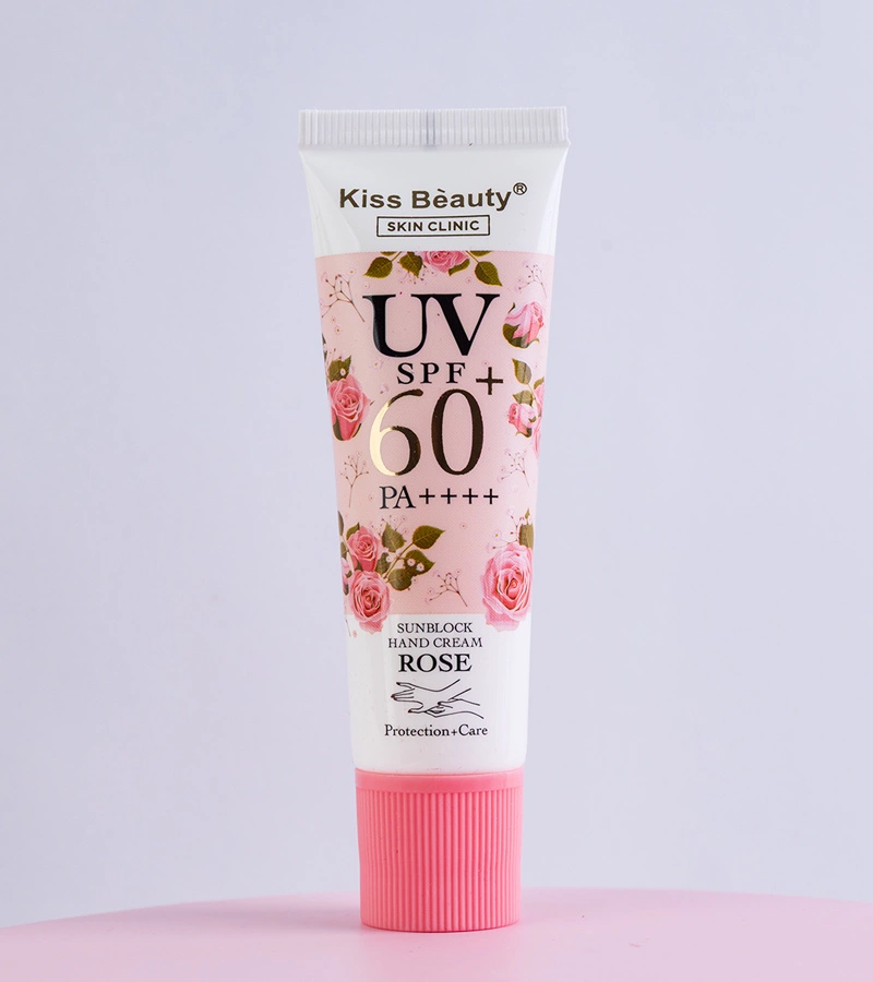 Cremă de mâini cu protecție solară Kiss Beaty Rose, 30ml