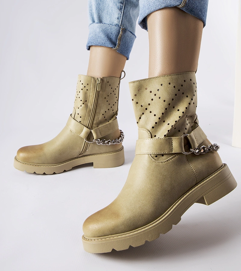 Cizme verzi cu lanț de Procopio