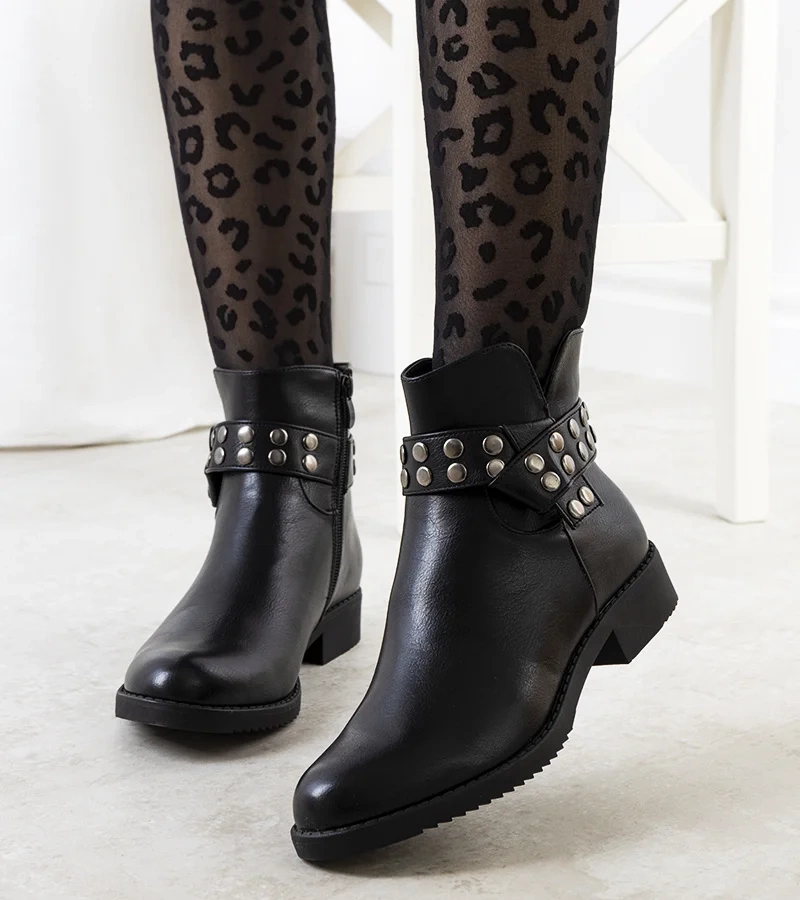 Cizme Balmoral negre