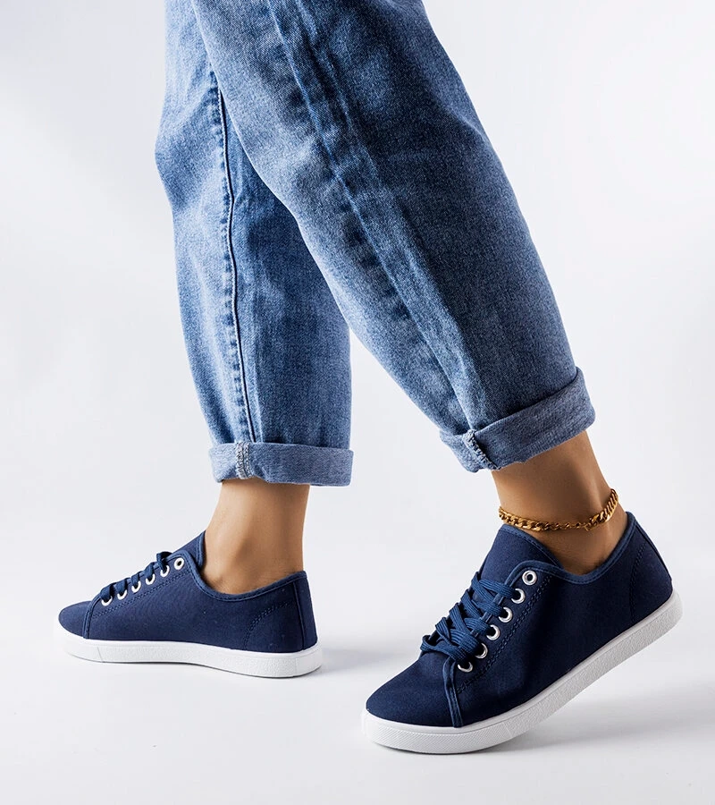 Pantofi de sport din țesătură Razan albastru marin