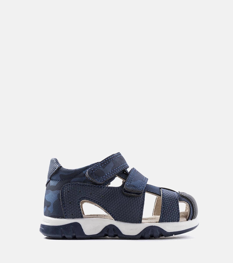 Sandale albastru marin cu talpă din piele Millard