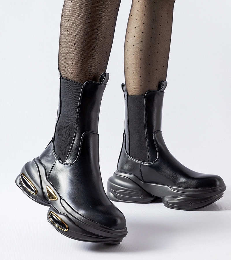 Botine negre masive Sant'Egidio