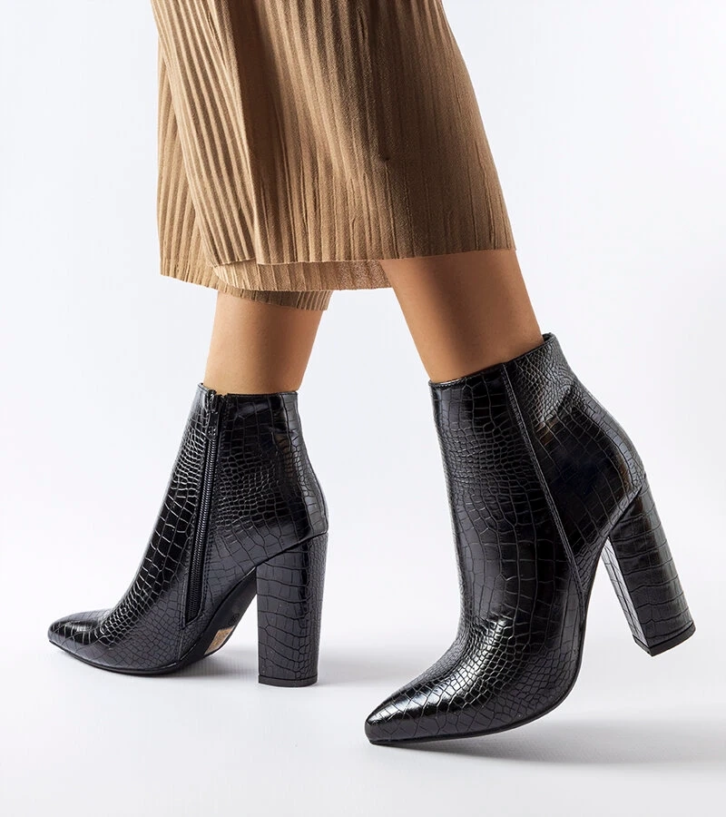 Cizme stiletto negre Pescia