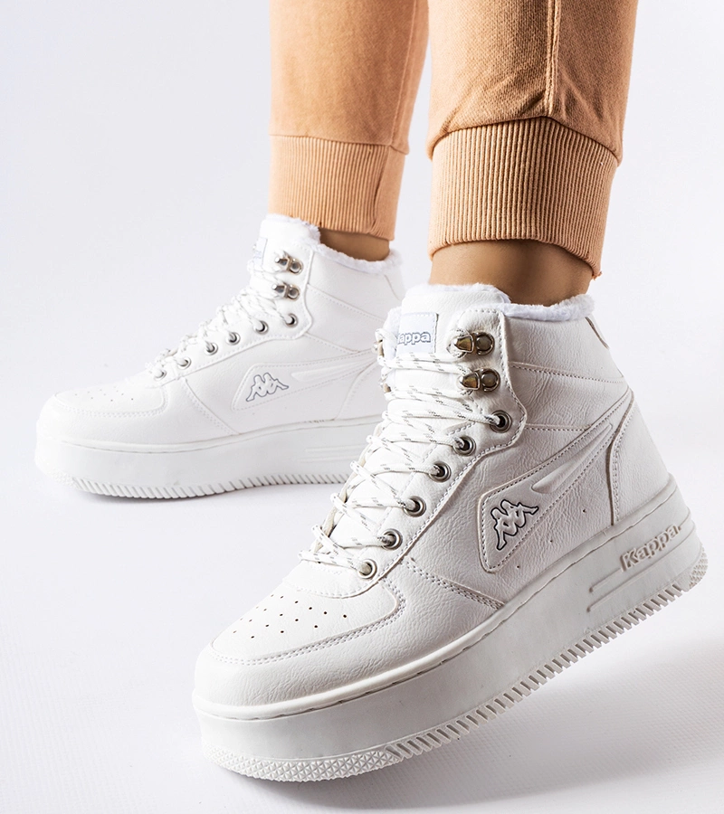 Pantofi albi călduroși Kappa 243047 Fallou