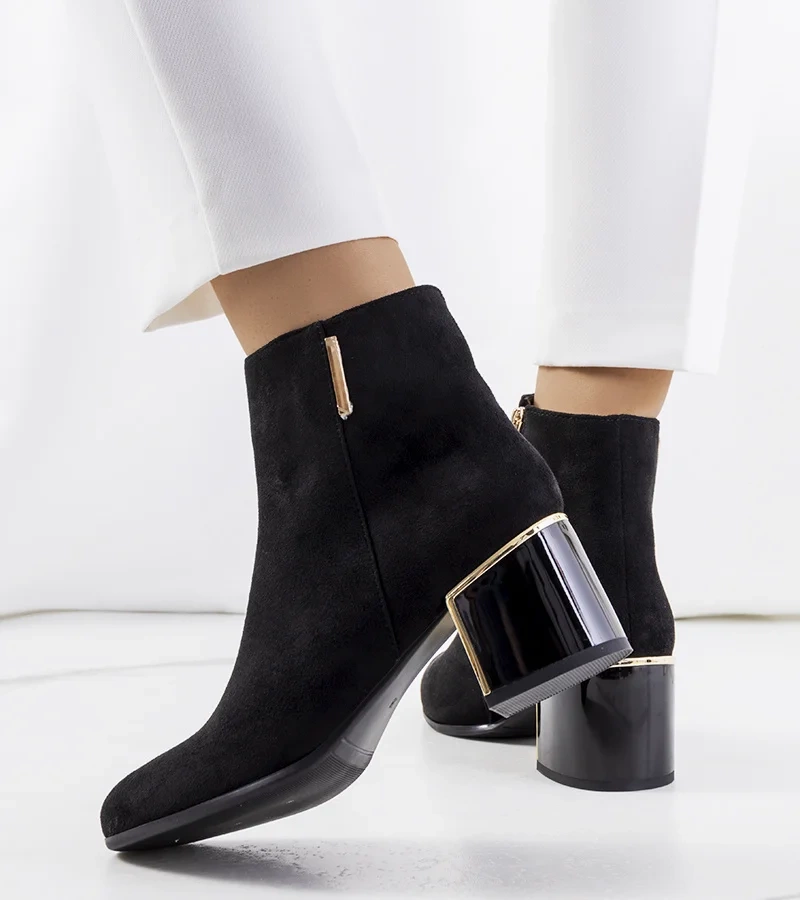 Cizme negre elegante Montes