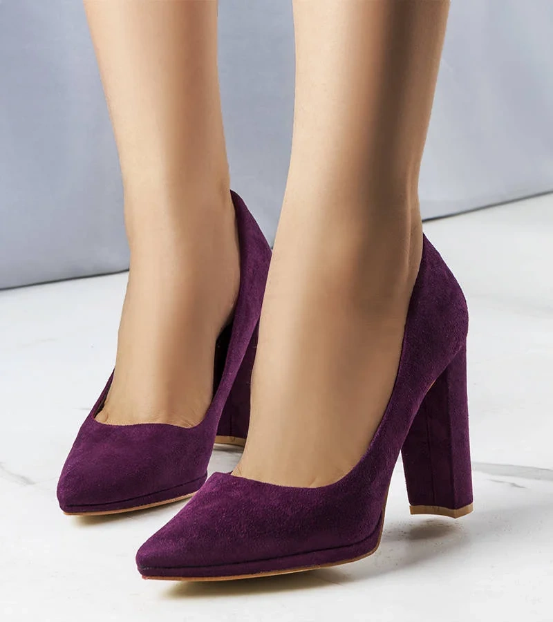 Pantofi cu toc înalt Emmy mov