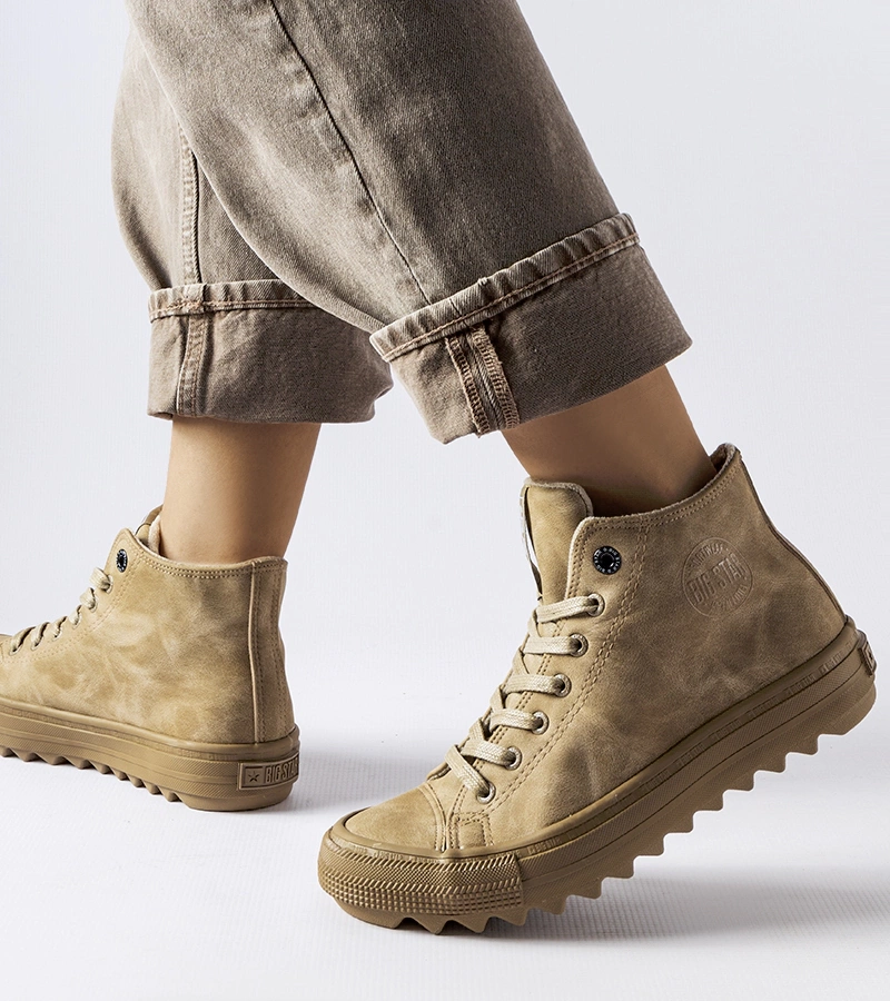 Tenisii călduroși bej Big Star GG274071