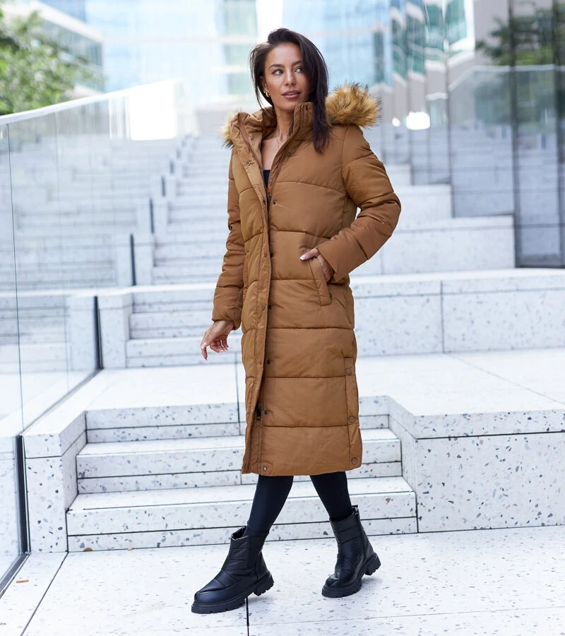 Palton izolat matlasat Fortunato maro