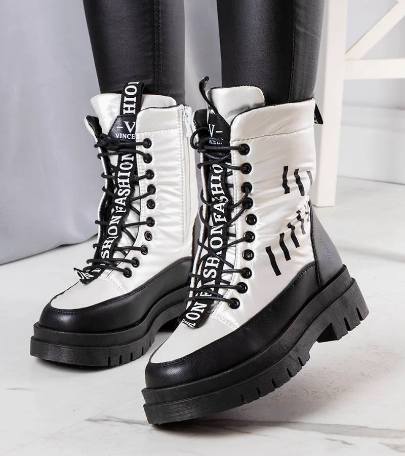 Sarai cizme de zăpadă argintii