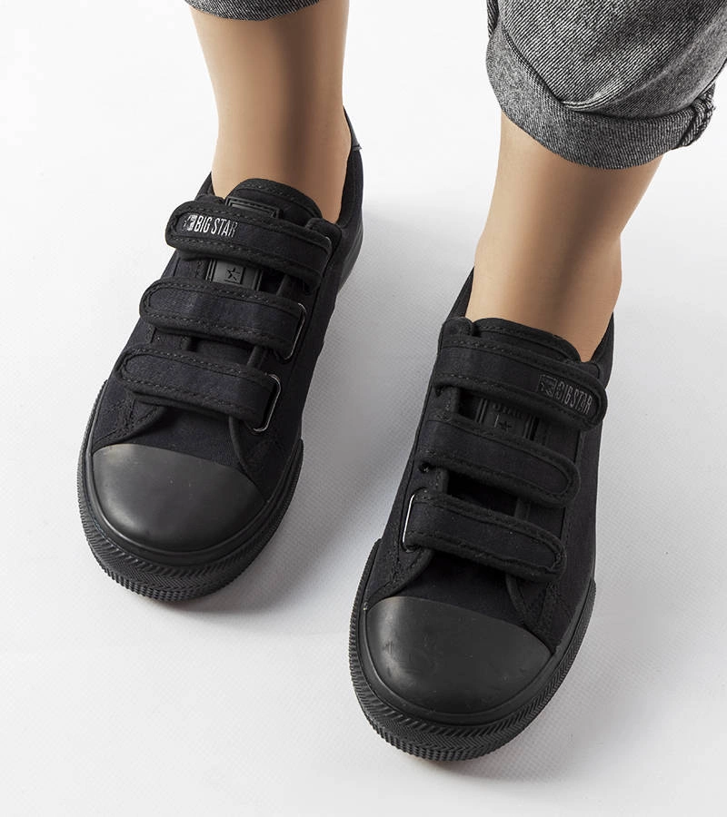 Pantofi de sport Big Star Velcro negri LL274A204