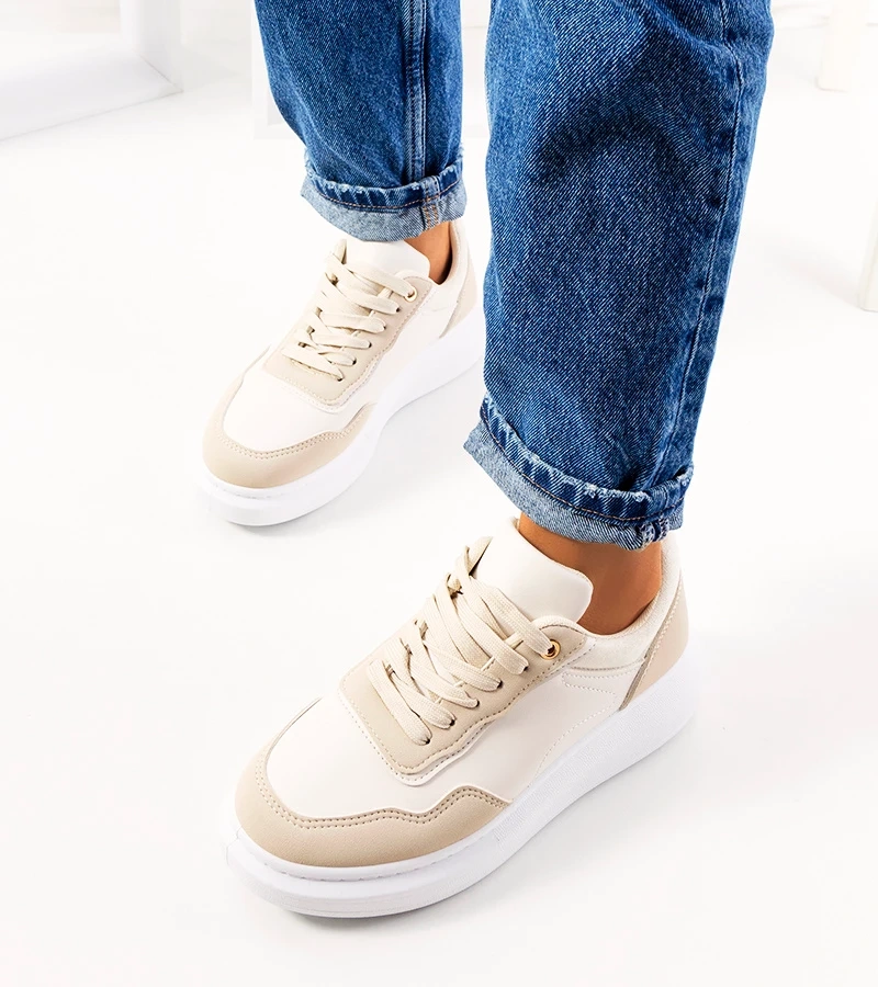 Adidași pentru femei Beige Selma