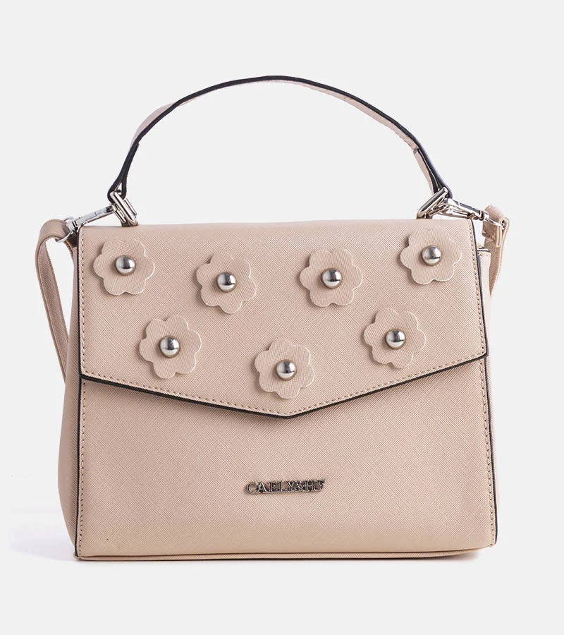 Geantă de umăr Newark bej