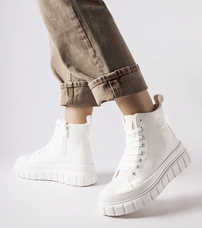 Tenisii albi căptușiți Big Star MM274624