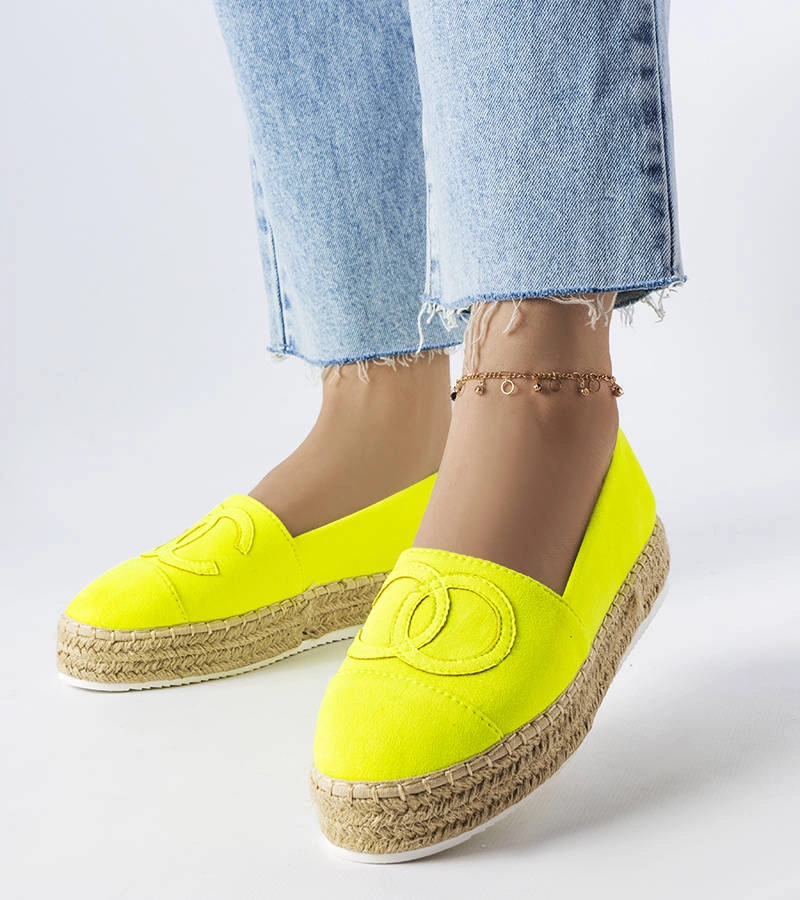 Espadrile cu platformă neon de la Southfield