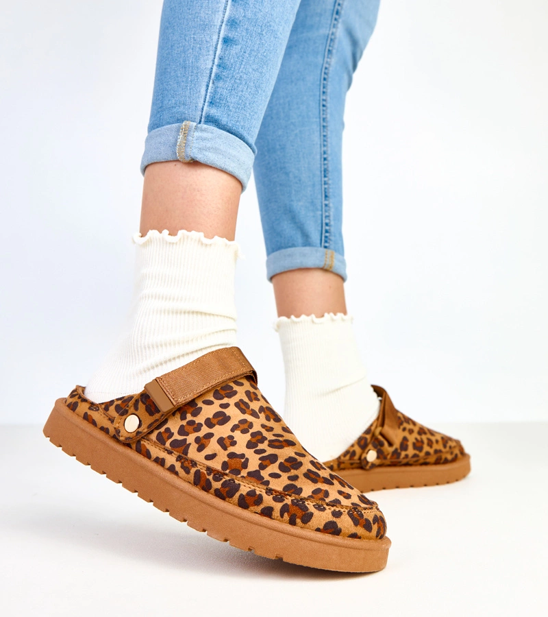 Mocasini leopard cu scai Miluska
