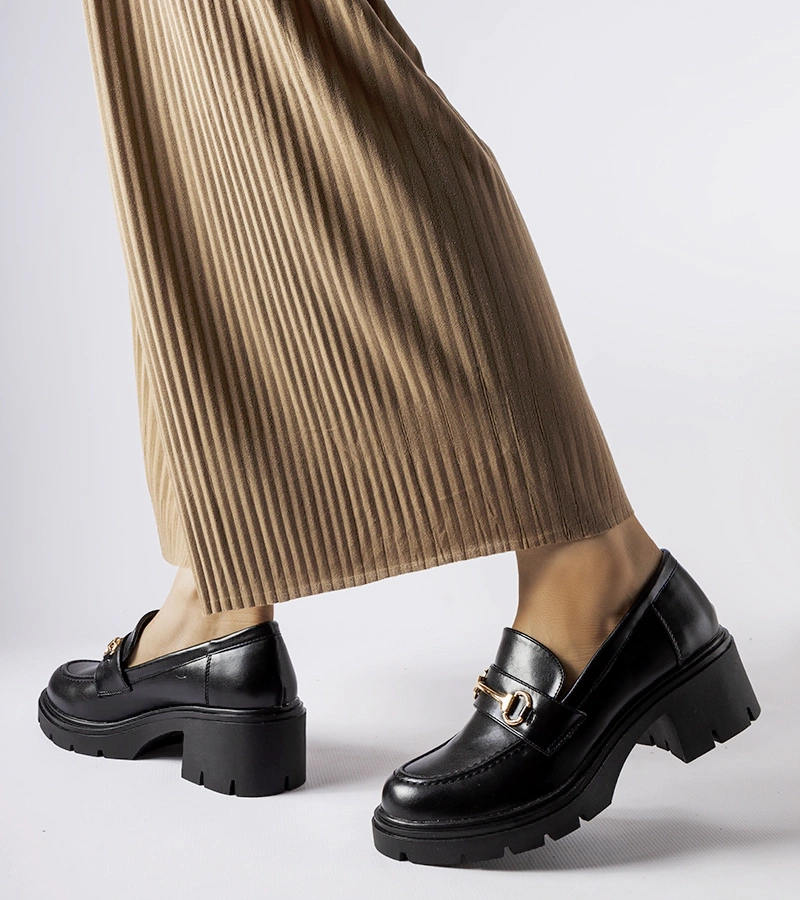 Pantofi cu toc Fabrizio negru