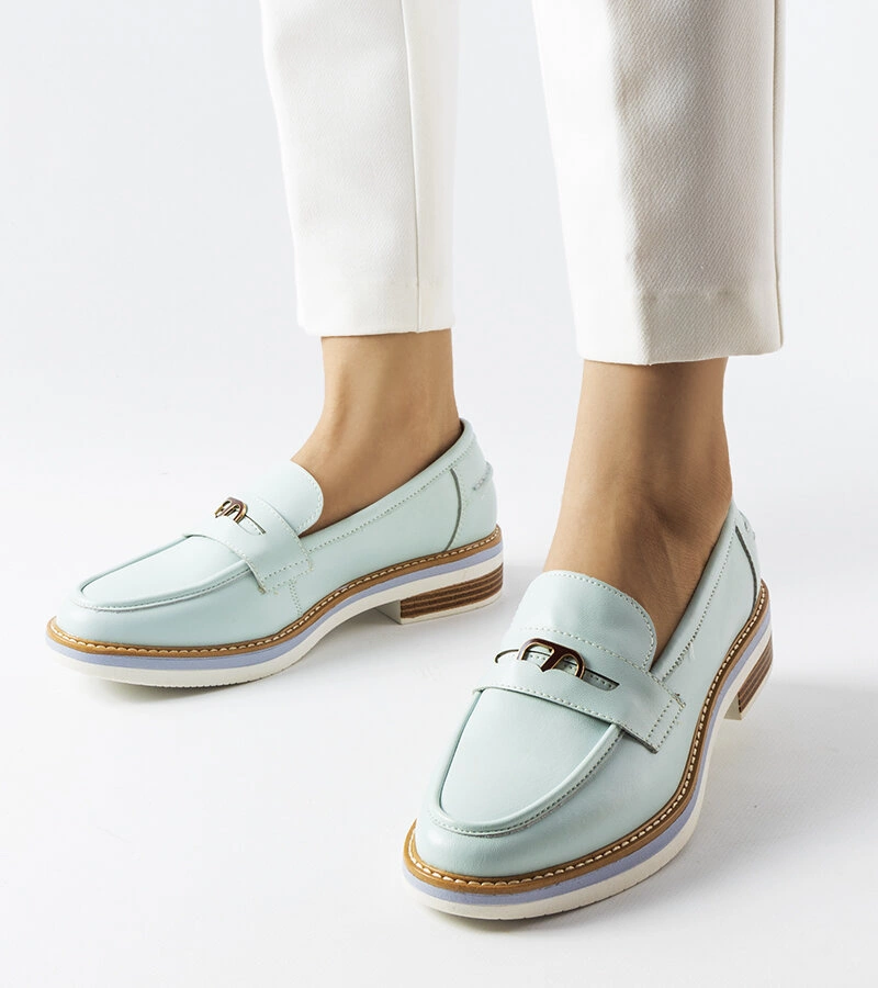 Orlando mocasini din piele de mentă Orlando