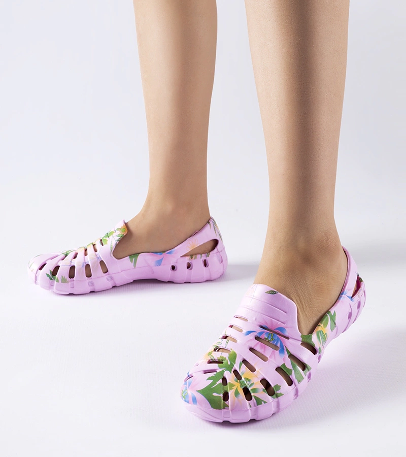 Șlapi de cauciuc albaștri cu model Eliano CLF0758C PINK