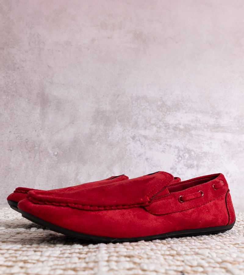 Mocasini Nashville roșii pentru bărbați