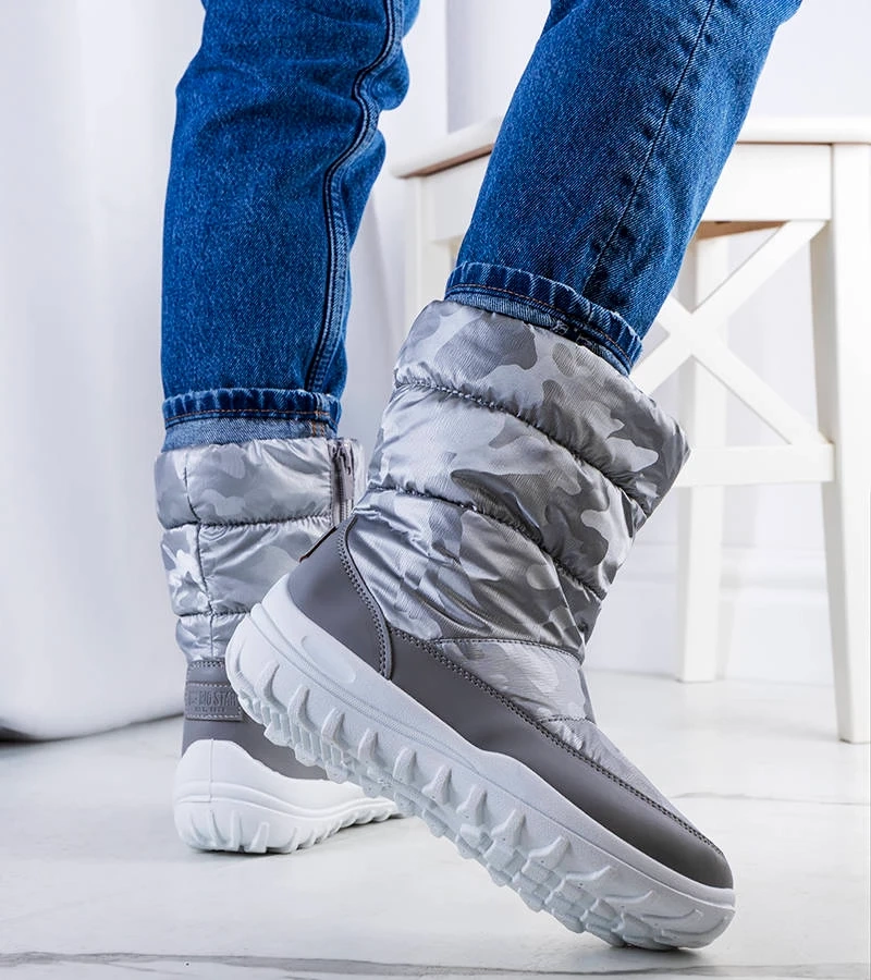 Cizme de zăpadă gri KK274600