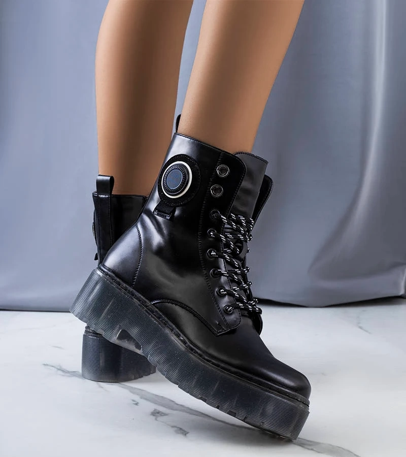 Cizme negre Laureano pentru femei