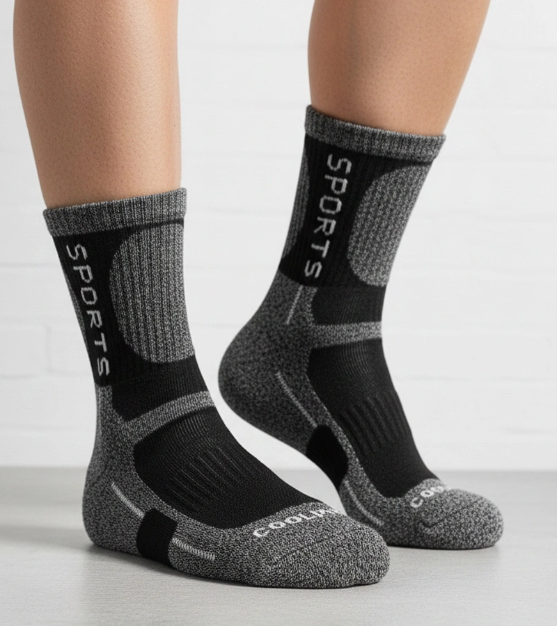 Șosete călduroase gri închis pentru femei Siera