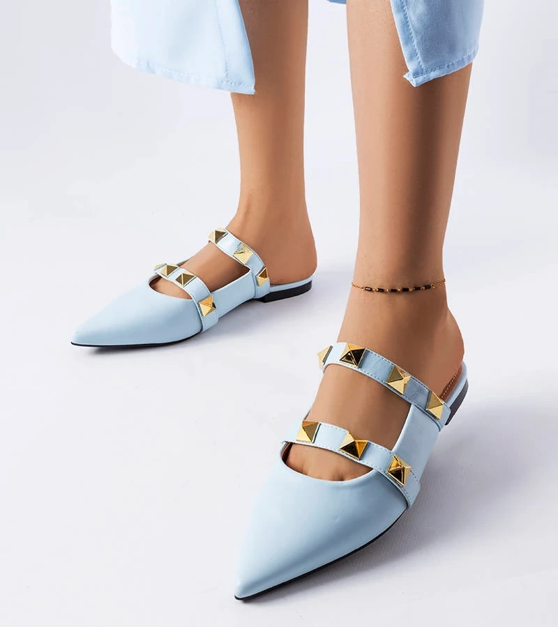 Șlapi cu buline albastre Ruckman