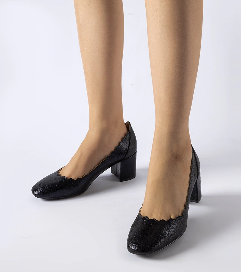 Cizme negre cu toc Remanzacco