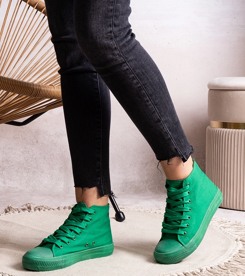 Teniși înalți verzi Rafife