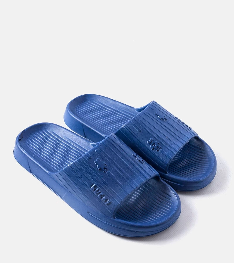 Șlapi de bărbați Davet de culoare albastru marin