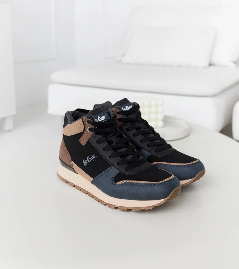 Sneakersi albastru-maronii LCJ-23-31-3065M