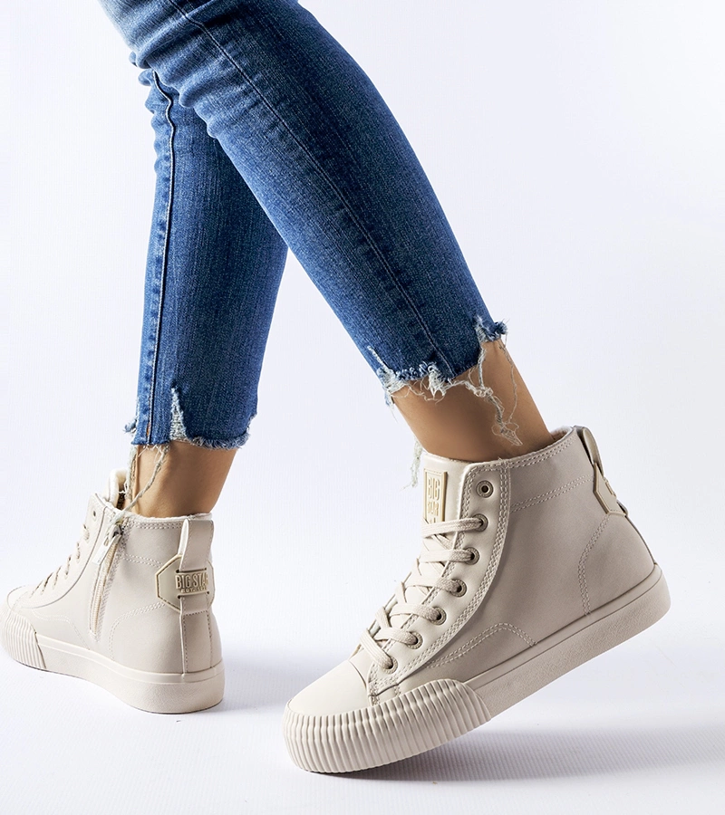 Pantofi sport bej căptușiti Big Star MM274018