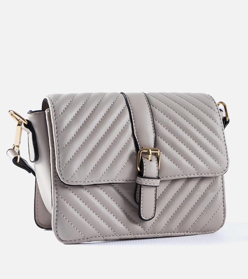 Geantă de umăr Virgilio matlasată bej