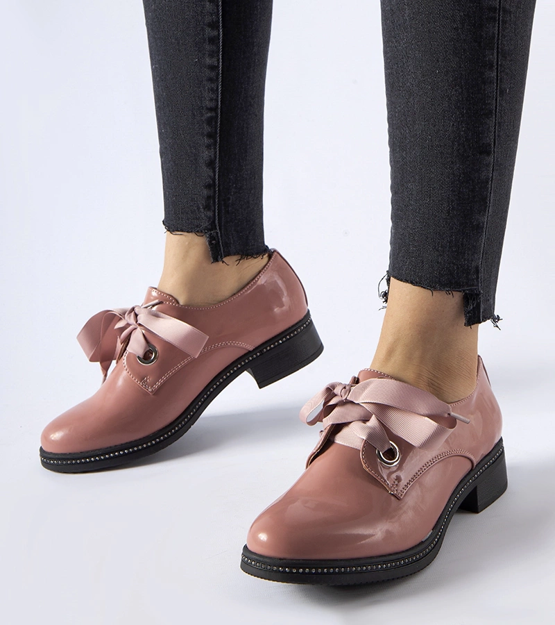 Pantofi roz cu cirkonii Povegliano