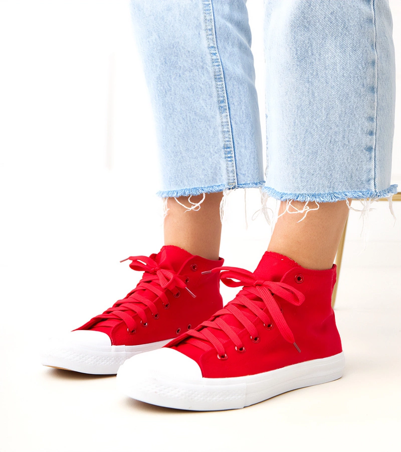 Tenisi înalți roșii Ghanem