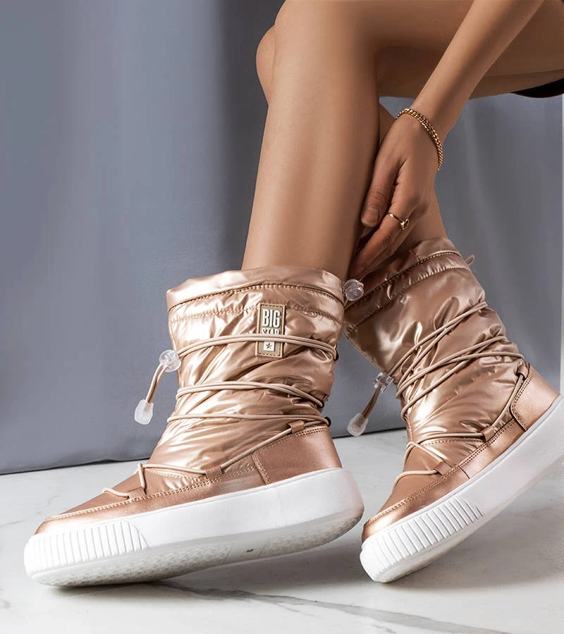 Cizme de zăpadă Gold Big Star KK274194