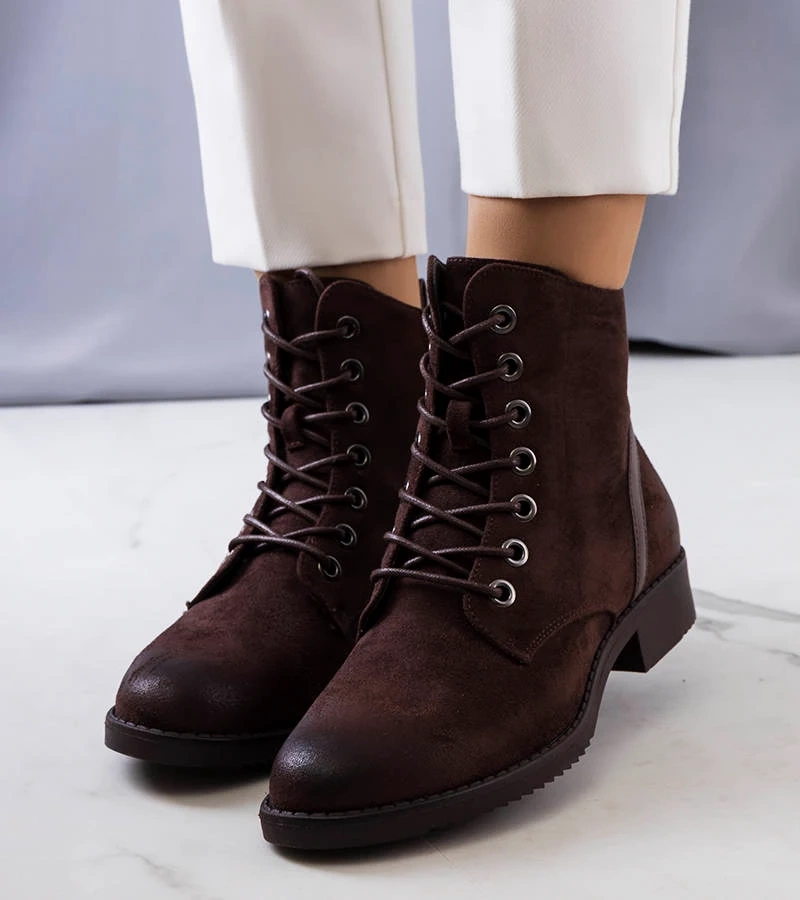 Cizme clasice Lizeth maro