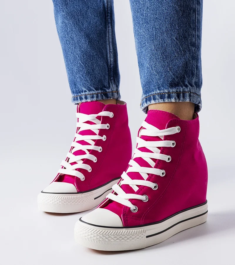 Pantofi de sport cu platformă Spaventa roz