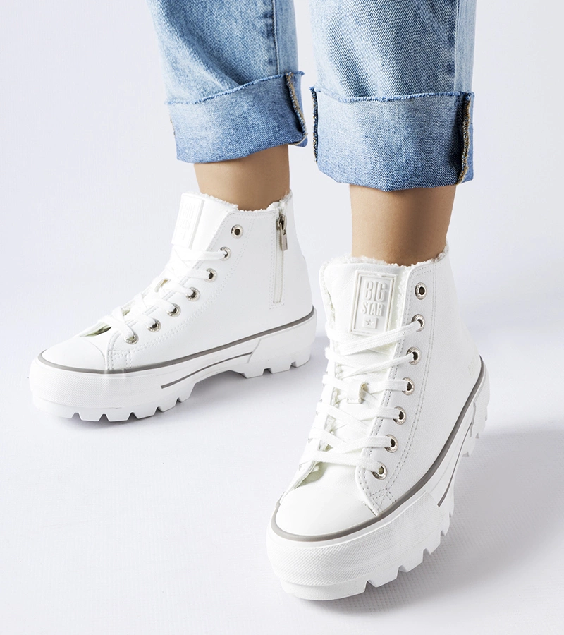 Tenisii albi Big Star MM274037 WHITE