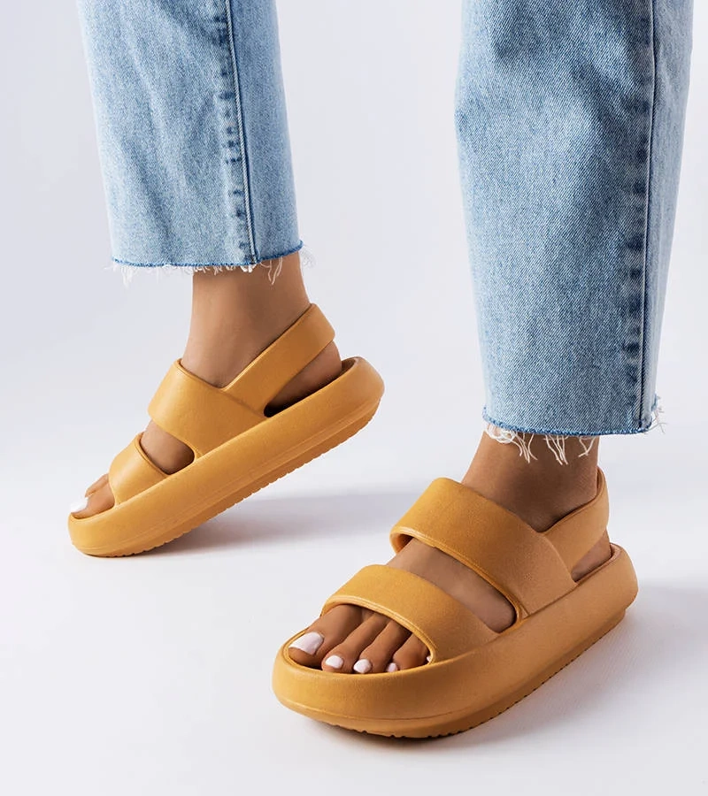 Sandale cu flip-flops Salinas maro