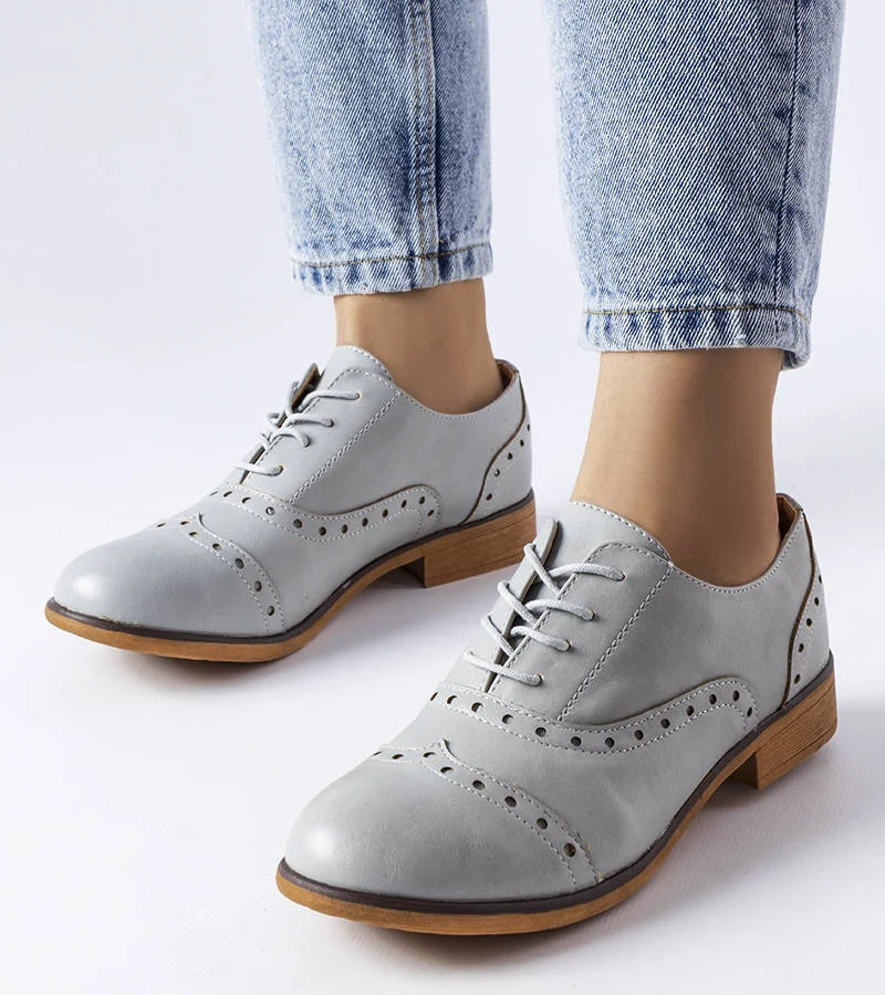 Oxford gri cu perforații de Lizotte