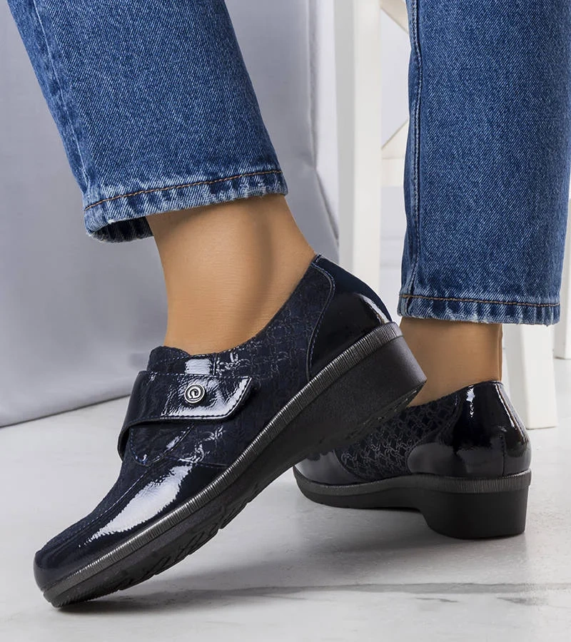 Pantofi Drancy albastru marin