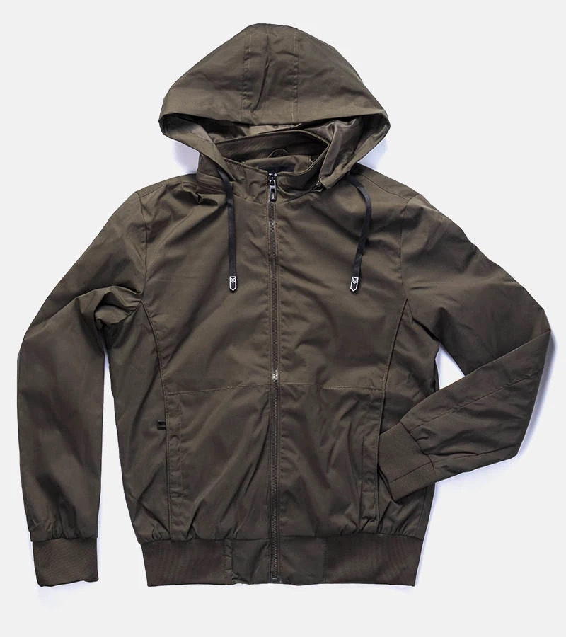 Hanorac cu glugă și glugă pentru bărbați Brault verde