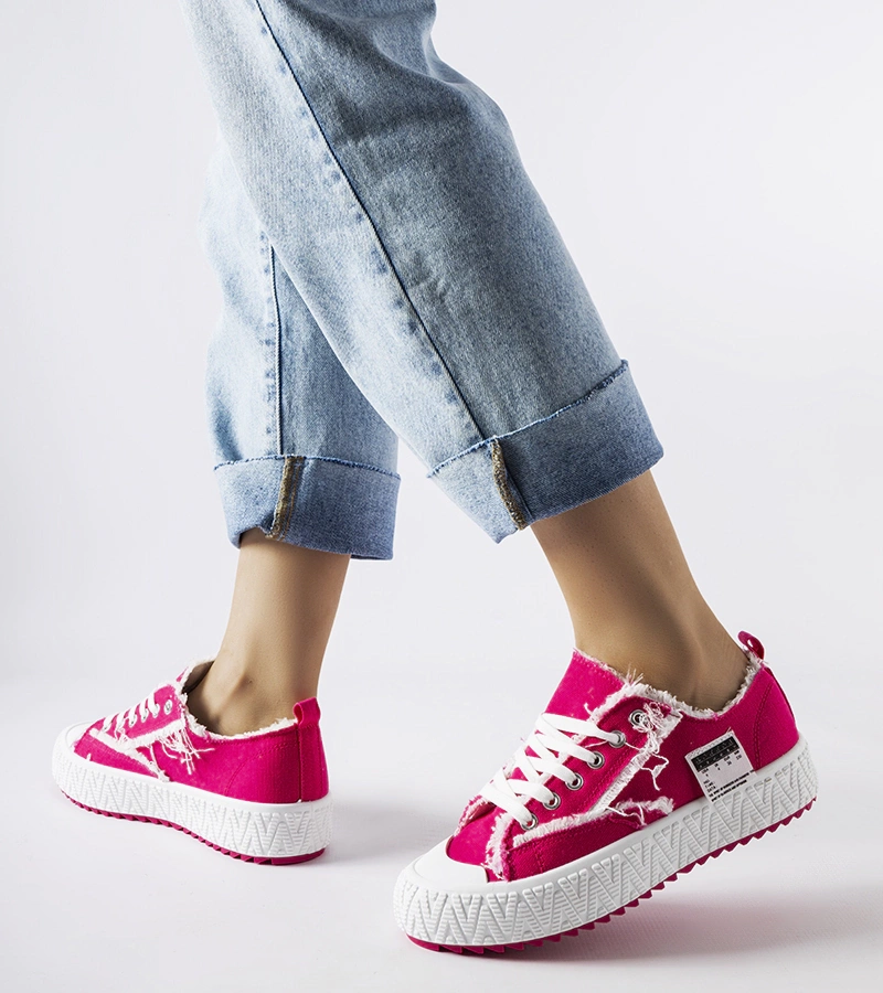 Pantofi sport cu platformă Coolidge roz