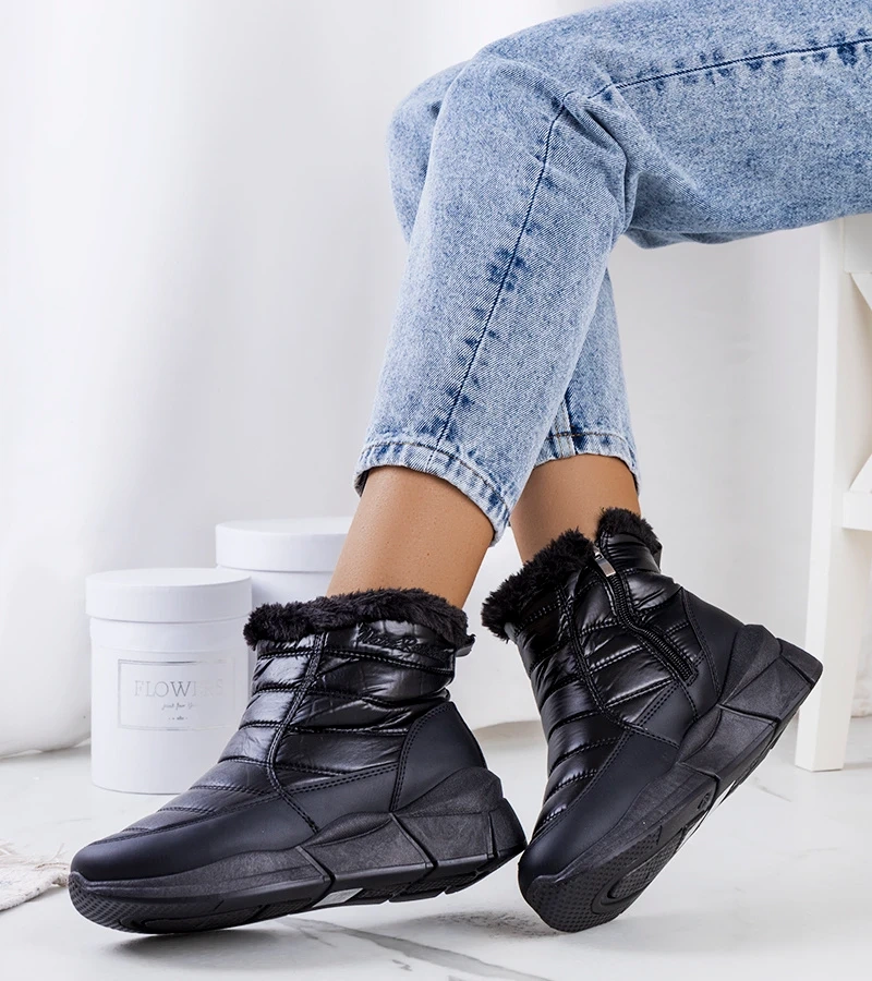 Cizme de zăpadă Black Lago