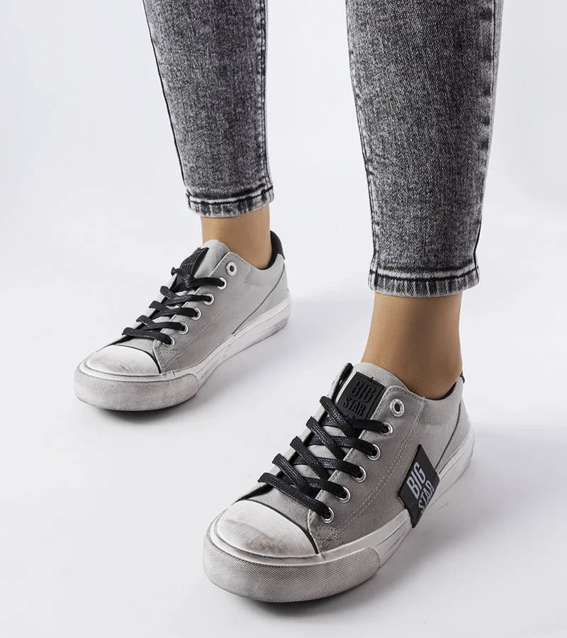 Pantofi de sport de culoare gri, decolorat Big Star JJ274353